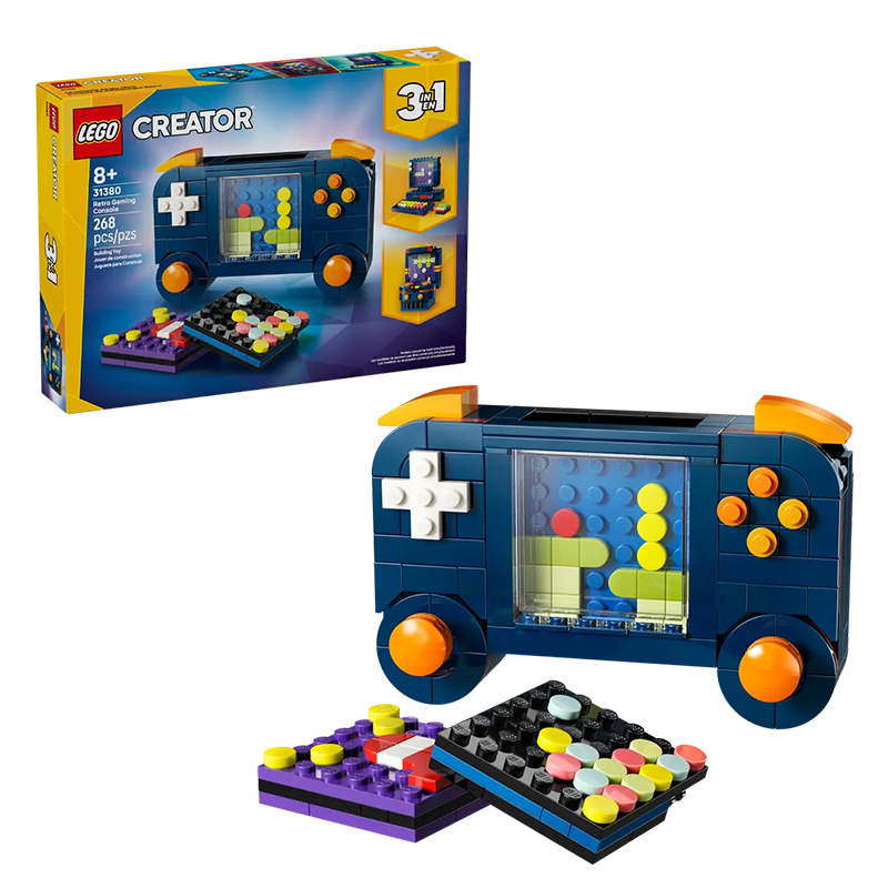 Retro Gaming Consoles - LEGO Creator 3in1 Building Blocks LG-31380