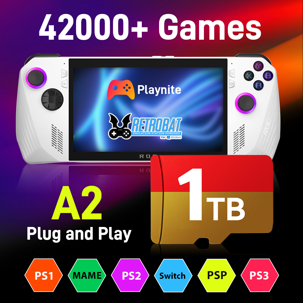 Retro Gaming Play Zone - 1TB Game Card with 42000+ Retro/AAA