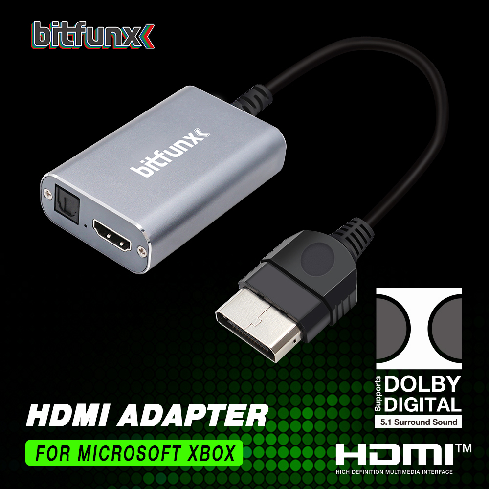 Retro Gaming Play Zone - Bitfunx HDMI™ Adapter for XBOX Classic