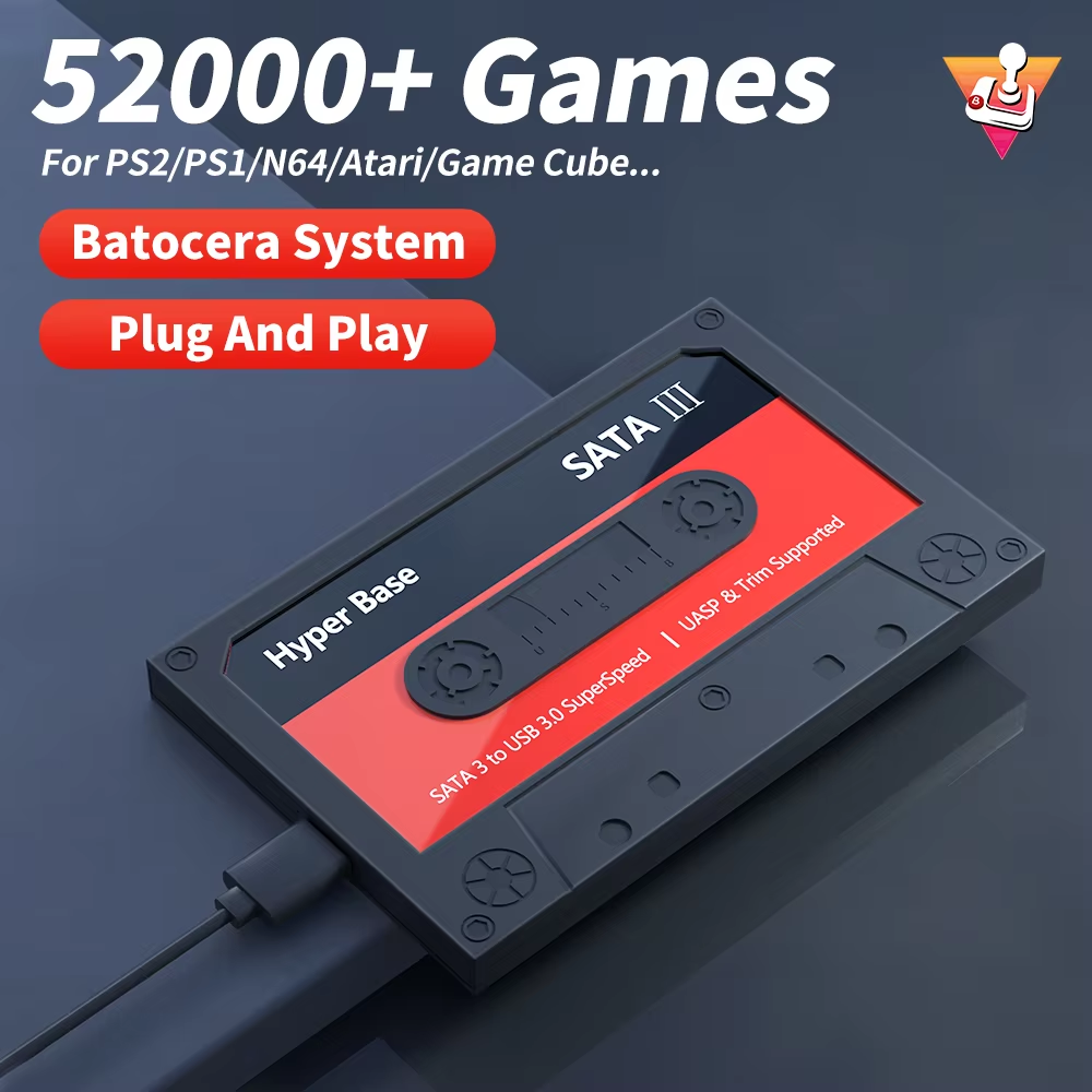 Retro Gaming Emulator Pc - Batocera 500G/2T Retro Game Hard Drive