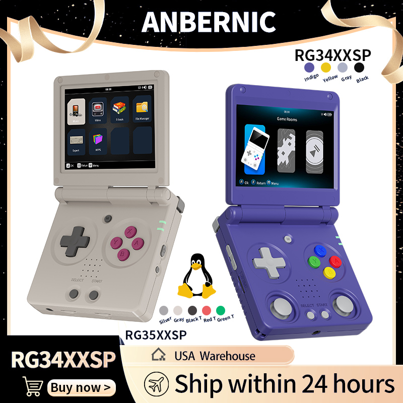 Anbernic RG34XXSP RG35XXSP Fli - Retro Gaming Tablet ulasan dan harga
