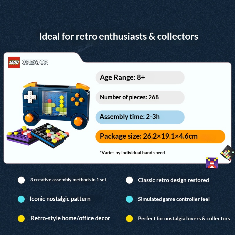 LEGO Creator 3in1 Building Blo - Retro Gaming Consoles ulasan dan harga