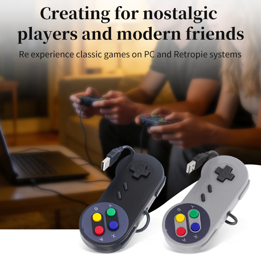 1-2 pcs SNES USB Controller Re - Retro Gaming Raspberry Pi 5 ulasan dan harga