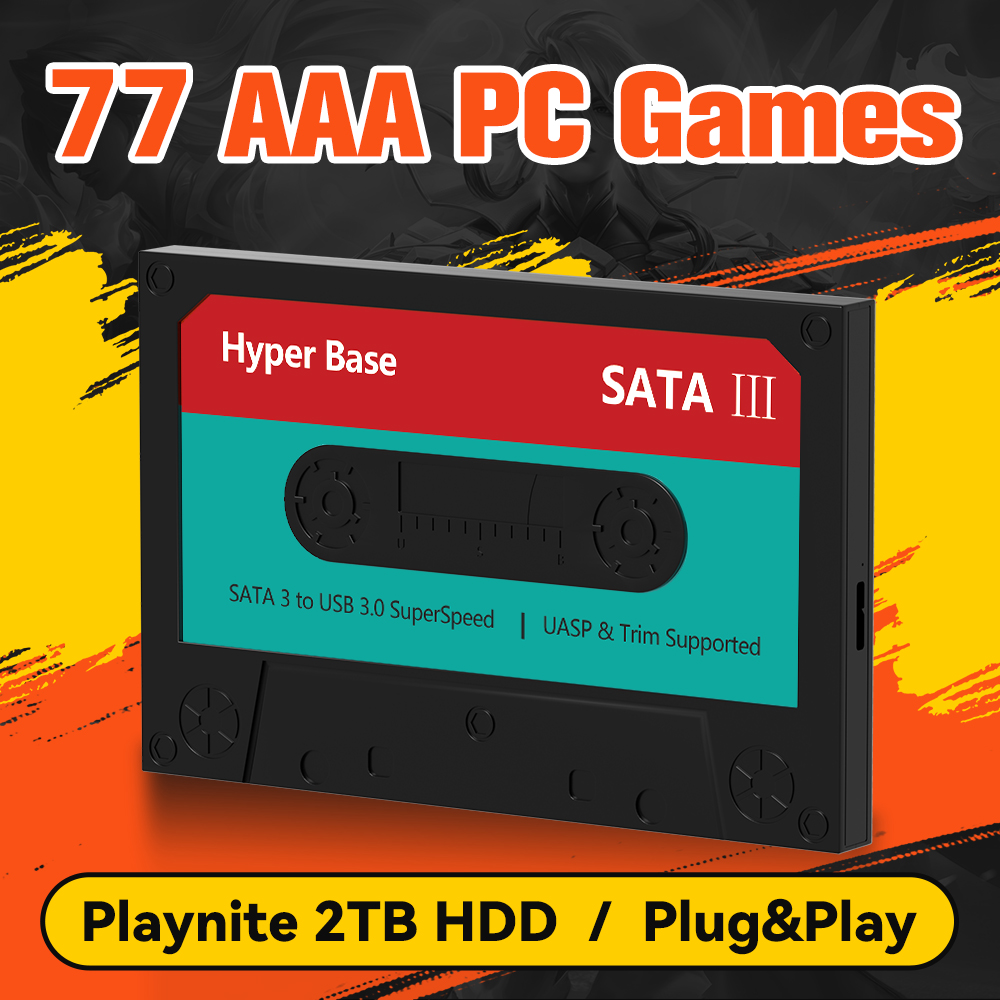 Playnite 2TB Gaming HDD with 7 - Retro Gaming Emulator Pc ulasan dan harga