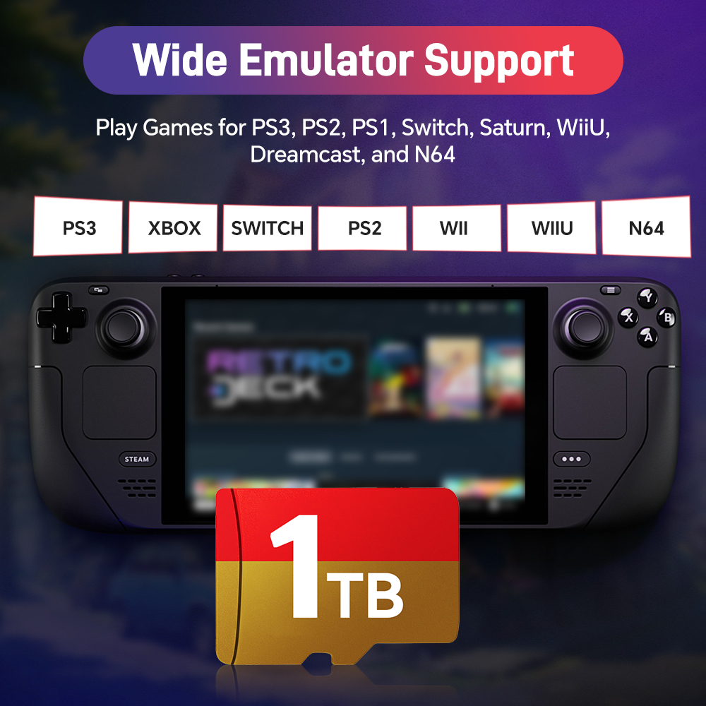 Steam Deck Micro SD Card Retro - Retro Gaming Emulator Pc ulasan dan harga