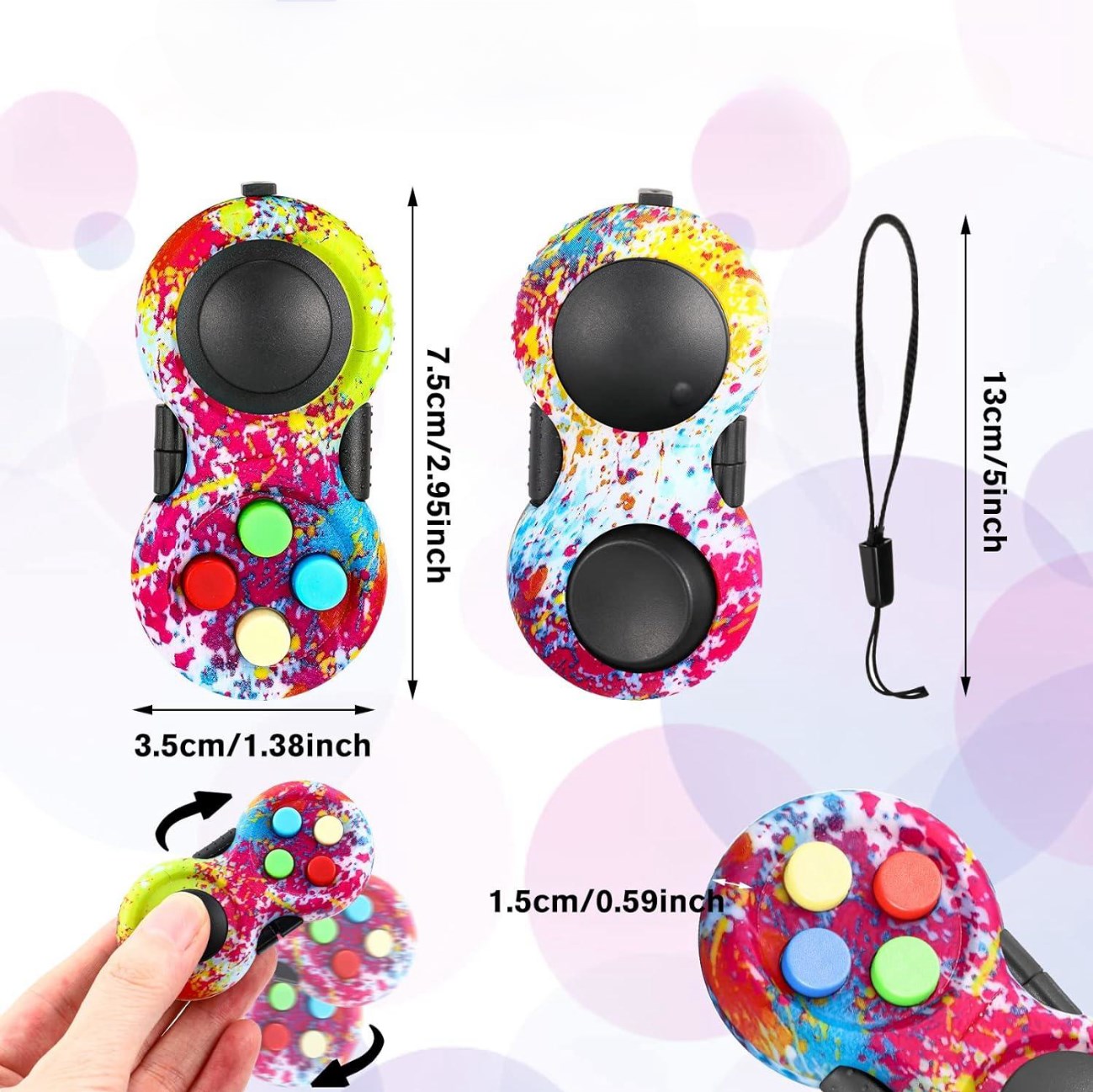 Fidget Pad Retro Classic Fidge - Retro Gaming Tablet ulasan dan harga