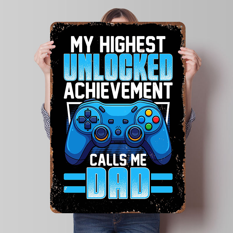 Gaming Dad Achievement Tin Pos - Retro Gaming Achievements ulasan dan harga
