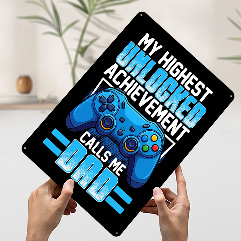 Gaming Dad Achievement Tin Pos - Retro Gaming Achievements ulasan dan harga
