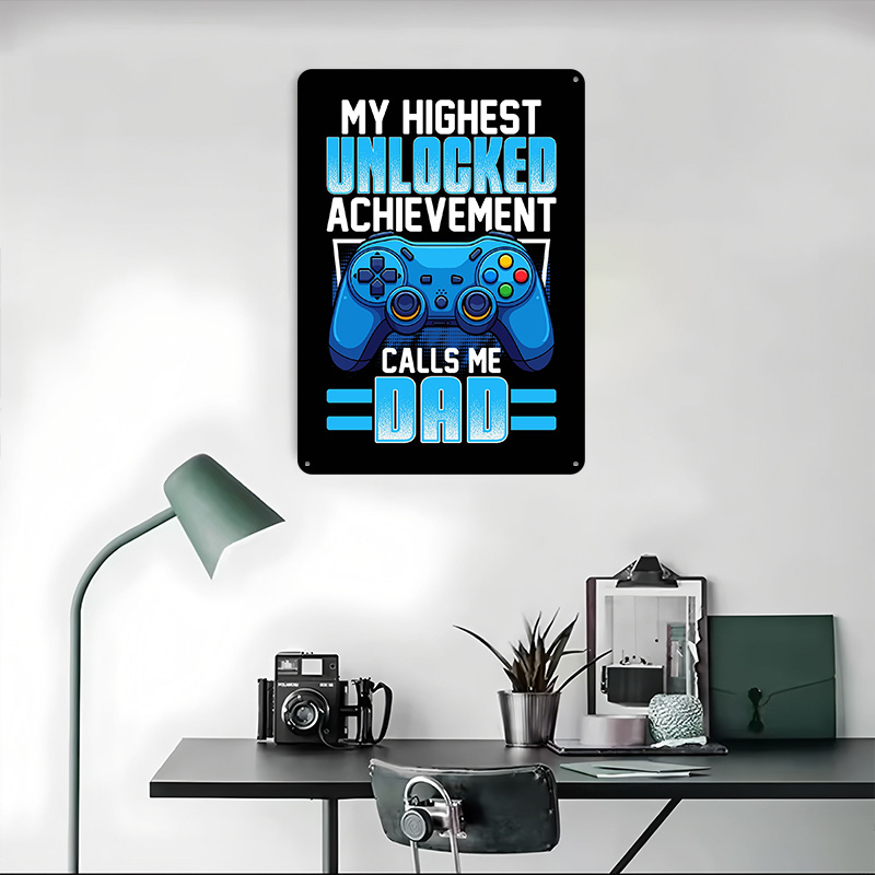 Gaming Dad Achievement Tin Pos - Retro Gaming Achievements ulasan dan harga