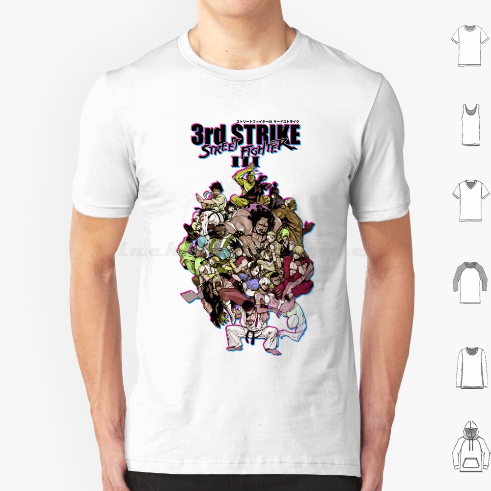 Third Strike T Shirt 6xl Cotto - Retro Gaming Kent ulasan dan harga