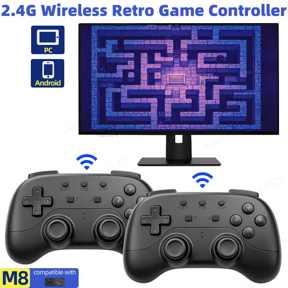 2.4G Wireless Gamepad No Delay - Retro Gaming Emulator Pc ulasan dan harga