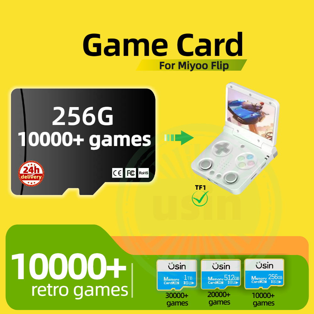 Game Card For Miyoo Flip 30000 - Retro Gaming Tablet ulasan dan harga