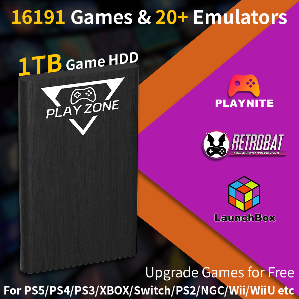 Play Zone 1TB Portable Gaming  - Retro Gaming Emulator Pc ulasan dan harga