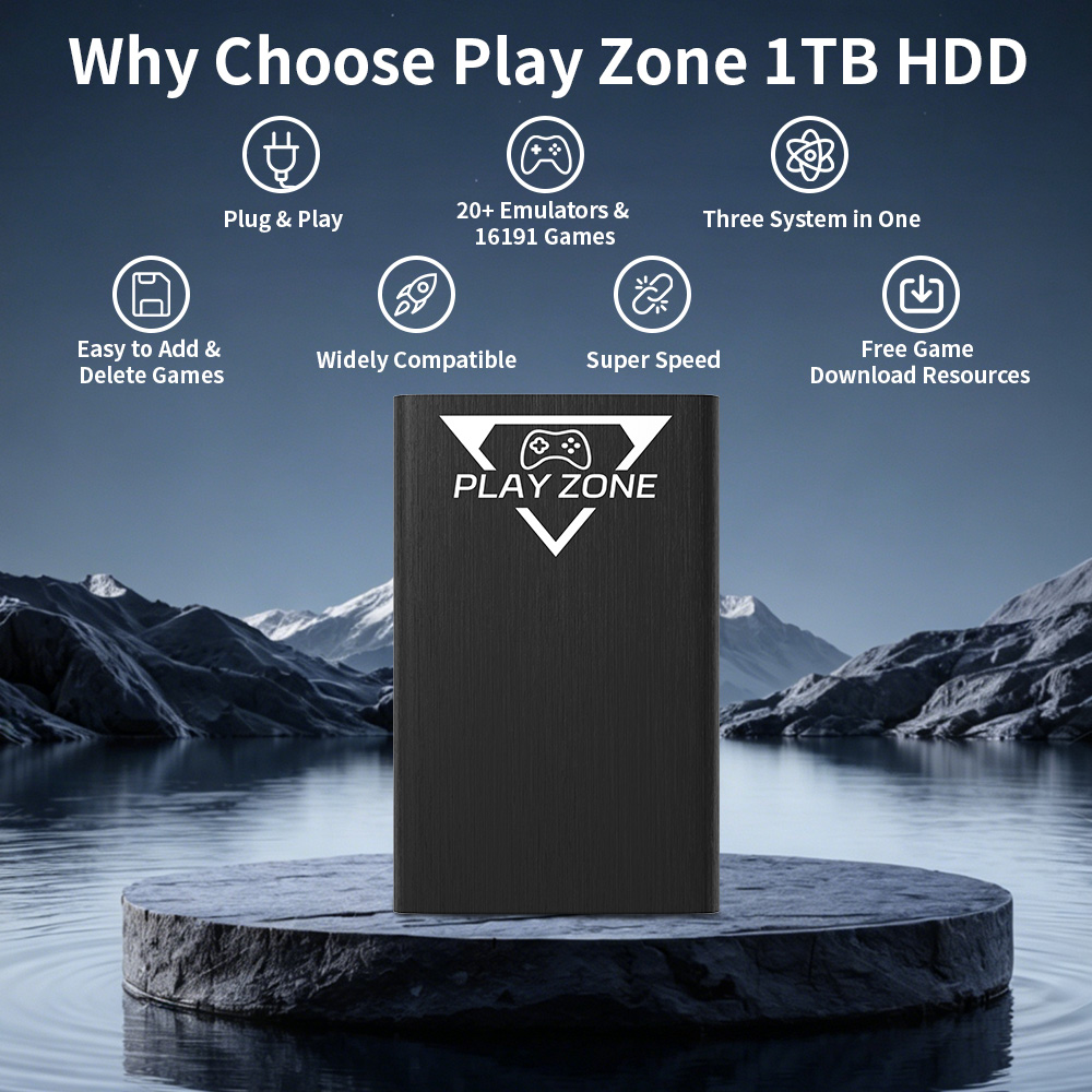 Play Zone 1TB Portable Gaming  - Retro Gaming Emulator Pc ulasan dan harga