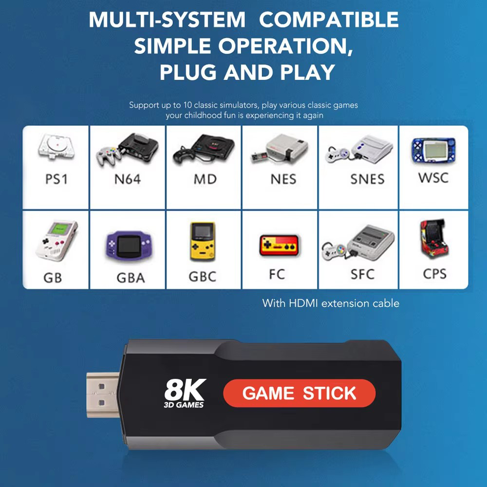 X2 Game Stick HD 4K 8K 3D Cons - Retro Gaming Tablet ulasan dan harga