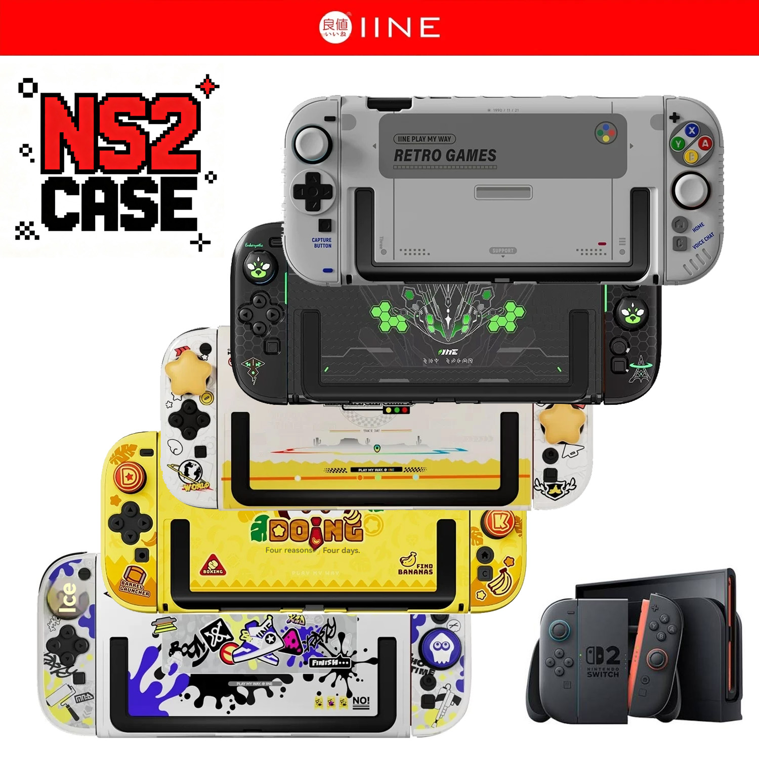 IINE Retro Case Switch 2 Prote - Retro Gaming Consoles ulasan dan harga