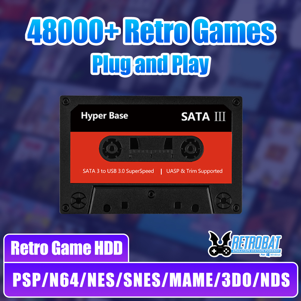 Batocera 500G Game Hard Drive  - Retro Gaming Emulator Pc ulasan dan harga