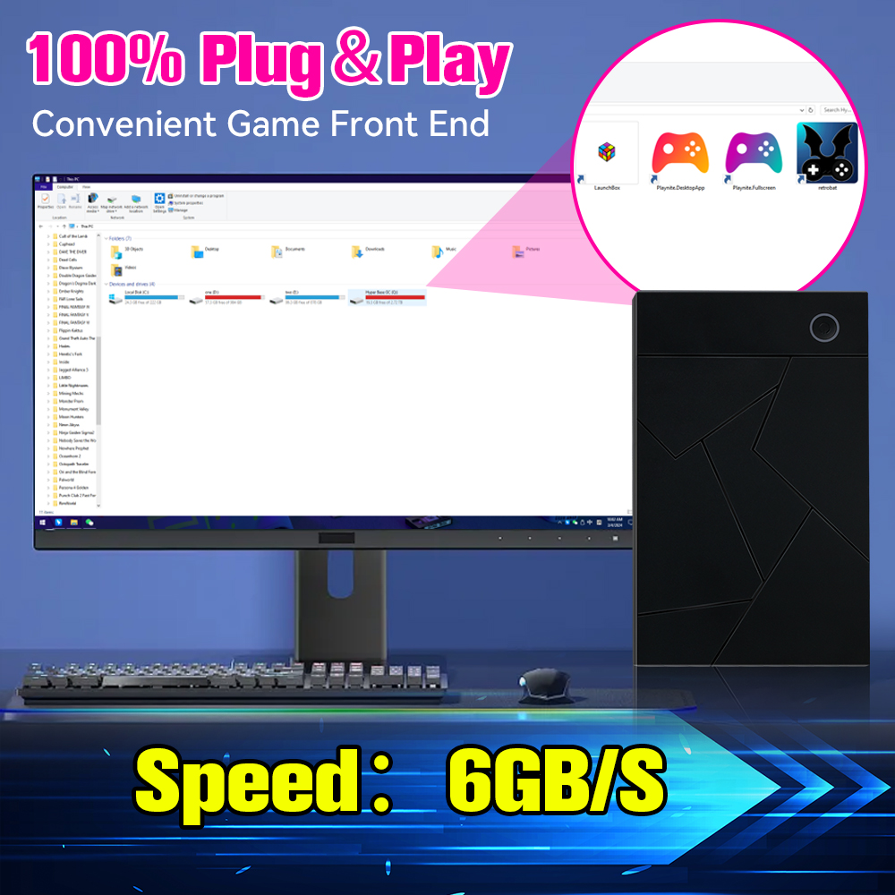 3TB Gaming HDD Retro Emulation - Retro Gaming Emulator Pc ulasan dan harga
