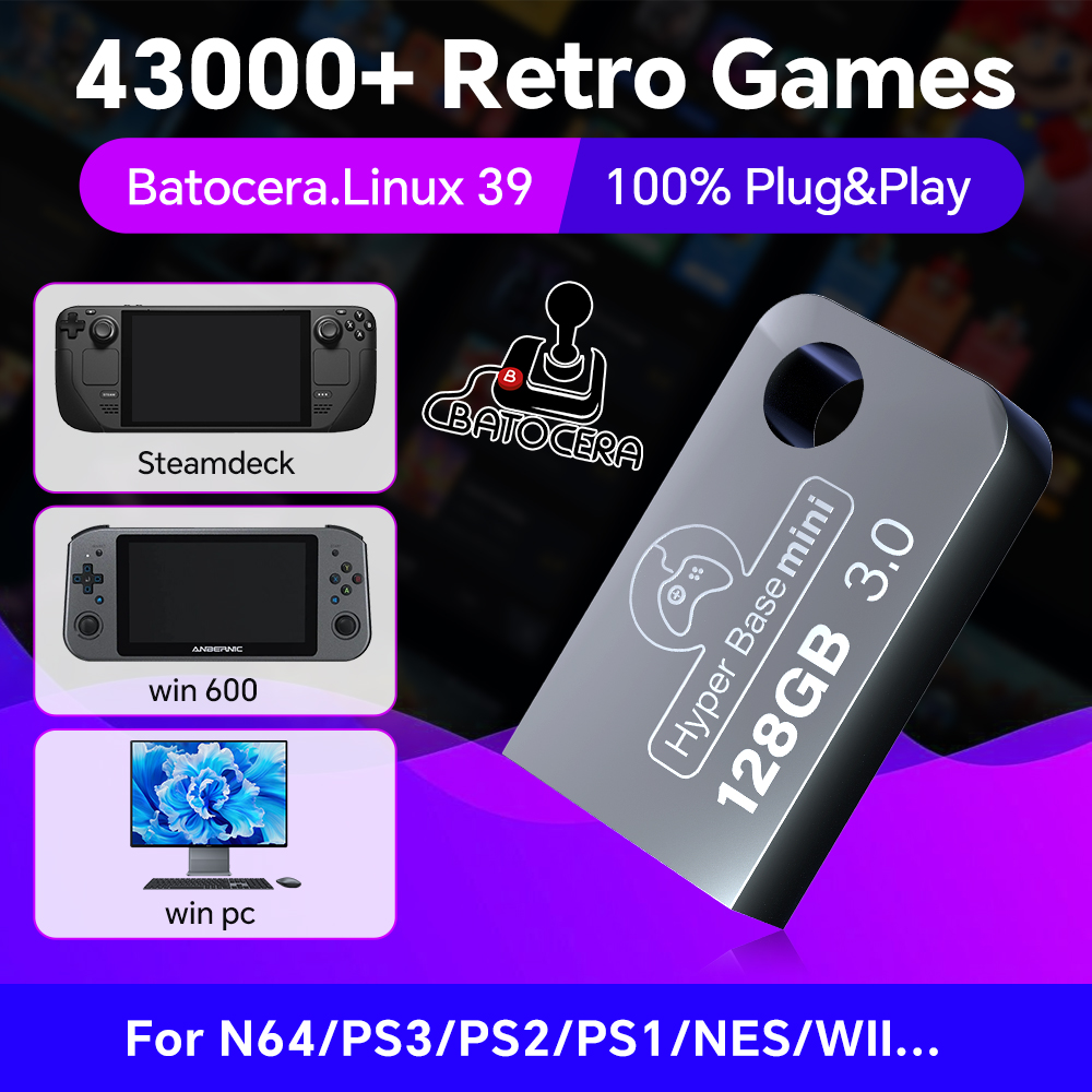 Batocera 128G USB Flash Drive  - Retro Gaming Play Zone ulasan dan harga