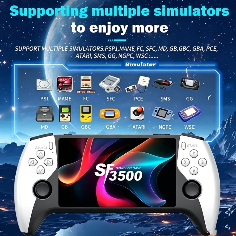 SF3500 5 inch Handheld Game Co - Retro Gaming Tablet ulasan dan harga