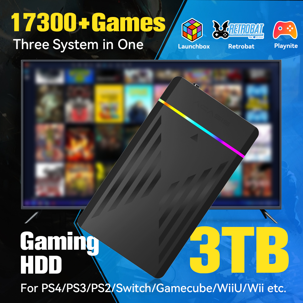 3TB Portable Gaming HDD Launch - Retro Gaming Tablet ulasan dan harga
